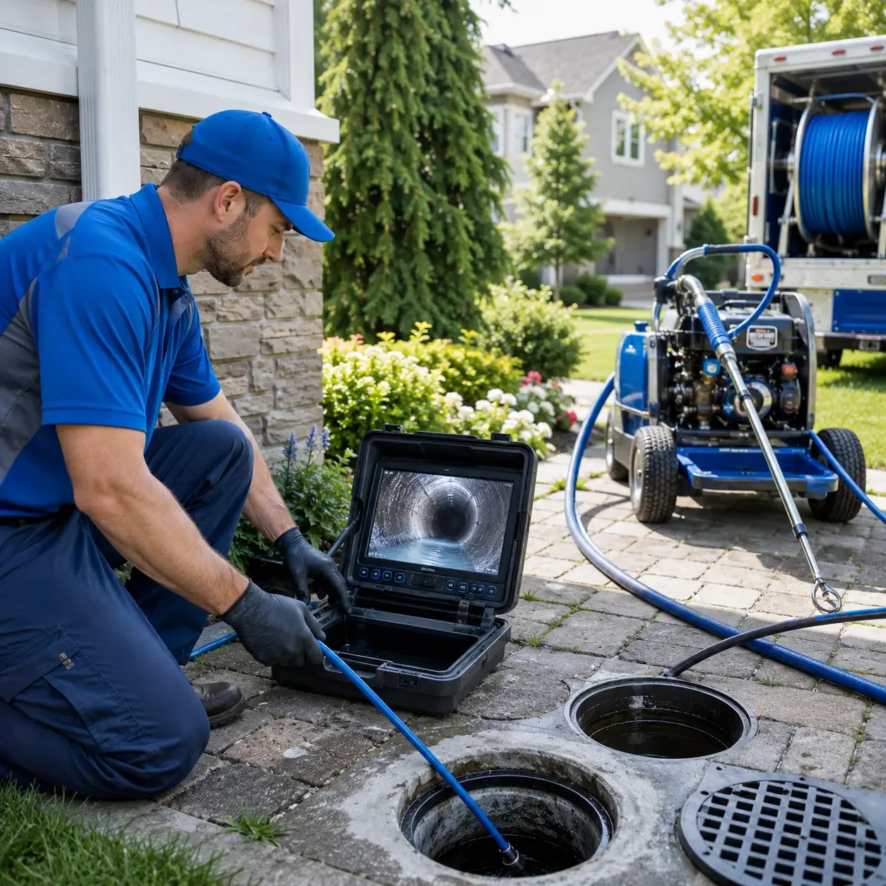 Outdoor drain cleaning professionals serving Dupo, IL